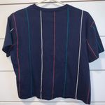 PacSun  navy blue red white green striped tee Photo 2