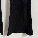 Aerie  Black Ribbed Flare Pants Size Small Long Photo 3