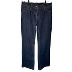 NEW Isda and Co Wide Leg Flare Indigo Jeans Womens 10 Tall 33 Inseam Dark Wash Blue Photo 11