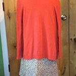 autumn cashmere Orange Cashmere Rib Drape Cardigan $258 VGUC XS Photo 3