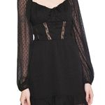 Hollister long-sleeve lace corset mini dress - large Photo 0