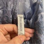 Yoana Baraschi ✅ Blue Floral Lace Cut Out Back Cocktail Party Tea Dress Photo 6