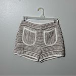 Moon River  Women‎ Fluffy Knit Beige Shorts size S Photo 2