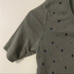 Sonoma Y2K Green and White Baby Tee Crop Top Photo 3