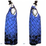 New York & Company Shirt Dress Blue Size Small Floral Print NWT Office Casual Photo 3