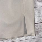 EXPRESS women 4 beige fully lined mini pencil skirt w/front side slit Photo 1