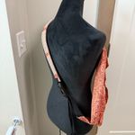 KAVU  Large Rope Sling Bag Peach Coral Geometric Gorpcore Canvas Photo 2