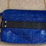 See By Chloe Authentic  daytripper patent leather crossbody navy black gold boho Photo 4