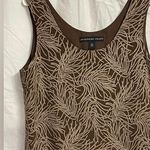 Josephine Chaus Women’s Brown Silk Tank Sleeveless Top Shirt Sz 14 EUC Photo 0