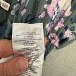 Jessica Simpson Maternity Top Womens Small Green Floral V-Neck Babydoll Tassel Photo 5