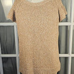 Madewell Womens Tan Brown Flutter Sleeve Sweater Tank XL Photo 0