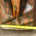 Ralph Lauren Tartan Plaid Brown Green Plaid Doctor's Bag Boston Weekend Suitcase Photo 11