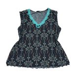 Studio Donatella Y2K Paisley Lace Trim V Photo 0