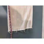 &Denim womens white jeans high waist culotte size 28 wide leg raw hem crop Photo 9