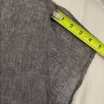 Flax Gray Linen Tunic Top Womens Size Medium Lagenlook Minimalist Photo 5