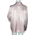 Current Air Anthropologie Shirt Womens Small Pink Clemence Shimmer Shirt Jacket Photo 3