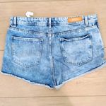 ZARA  TRF High Rise Light Washes Denim Shorts Photo 1