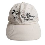  Women's White The Walt Disney Studios Embroidered Dad Cap Hat One Size Photo 0