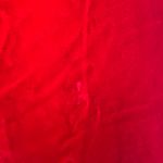 Vintage 60s Red Velvet Medieval Revival Mini Dress with Embroidered Accents Photo 2