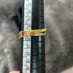 Vintage 18k GF Ring with CZ Stones Size 8.5 Gold Photo 4