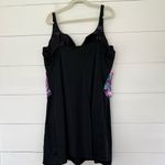 Swimsuits for All Women’s 30 Pink Patterned Swim Dress Plus Size Ocean Pool Beac Photo 1