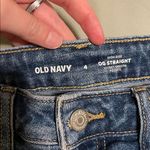 Old Navy  Distressed High-Rise OG Straight Secret Smooth Pockets Jean Shorts Photo 1