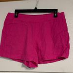 Gap WOMENS HOT PINK LINEN SHORTS LARGE Photo 0