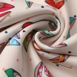 Dolly and Dotty Lily Stiletto Print Off Shoulder Dress Size 16 White Photo 9