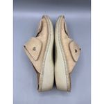 Finn Comfort 37 Sandals Leather Beige Adjustable Strap Slides Comfort Shoes Tan Size 6.5 Photo 5