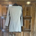 ZARA  Women's Plaid Brown Dress Long Sleeve Short Square Neck Zip Size Medium Photo 2