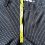 Betabrand Womens S Straight Leg Yoga Dress Pants Pull on Black Striped Comfort Photo 4