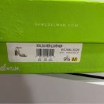 Sam Edelman  Women's Kia Sandal Soft Silver Smooth Leather Size 9.5 Photo 3