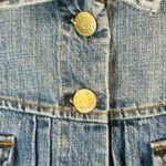 J.Crew  Classic Denim Trucker Jacket ATQ‎ Sanded Blue XS Moto Grunge Rock Capsule Photo 3