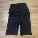 Isabel Maternity Over Belly Active Maternity Bike Shorts  Black M Photo 1