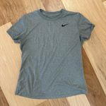 Nike  Grey Green Dri-Fit Short Sleeve Top Photo 0