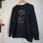 Torrid  Skull Classic Fit Sweatshirt Size 00 Womens Medium Photo 2