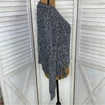 Jennyfer Y2K LaceUp Sides Speckle Sweater Black White Medium Black Photo 2