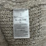 Banana Republic ‎ Sweater Womens S Tan Chunky Knit Mock Neck Zip Hem Cozy Neutral Photo 6