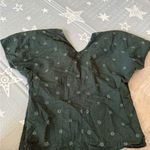 Madewell  Voile Puff-Sleeve Top in Floral Green Size 2 Photo 5
