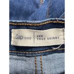 Gap 1969 True Skinny Women's Blue Mid Rise Slim Fit Denim Jeans Pants Size 28 Photo 2
