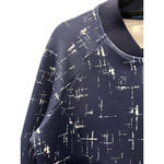 Foray Golf Neoprene CrossHatch Navy Blue Full Zip Jacket Women's Size Small Blue Photo 2