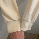 Alexander Wang  Cream Cropped Hoodie Photo 4