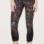 Lululemon  Wunder Under Crop II Scallop 24” Leggings in Flowerescent Multi Photo 0