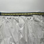 Massini  Women's Y2K 2000’sWhite Cargo Capris Medium 6 Photo 6