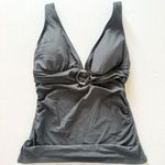 Michael Kors Gunmetal Tank Bathing Suit Cruise Swimwear Sleek Top Part XS Gray Photo 0