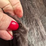 Vintage Real Fur Lined Coat Thinsulate Insulated Hooded Brown Women Size XS Photo 10