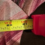 JM Collection  Metallic Red Pink Browns Gold Zig Zag Lines. Gold Jewel . Sz M. Photo 11