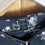 Rue 21 Woman's Small Black Floral Mini Dress Photo 2