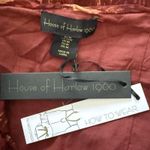 Revolve House of Harlow The Neck Ruffle Mini Dress Long Sleeve Rust Copper Sz M Size M Photo 5