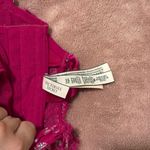 Victoria's Secret  Fuchsia Lace Corset Photo 2